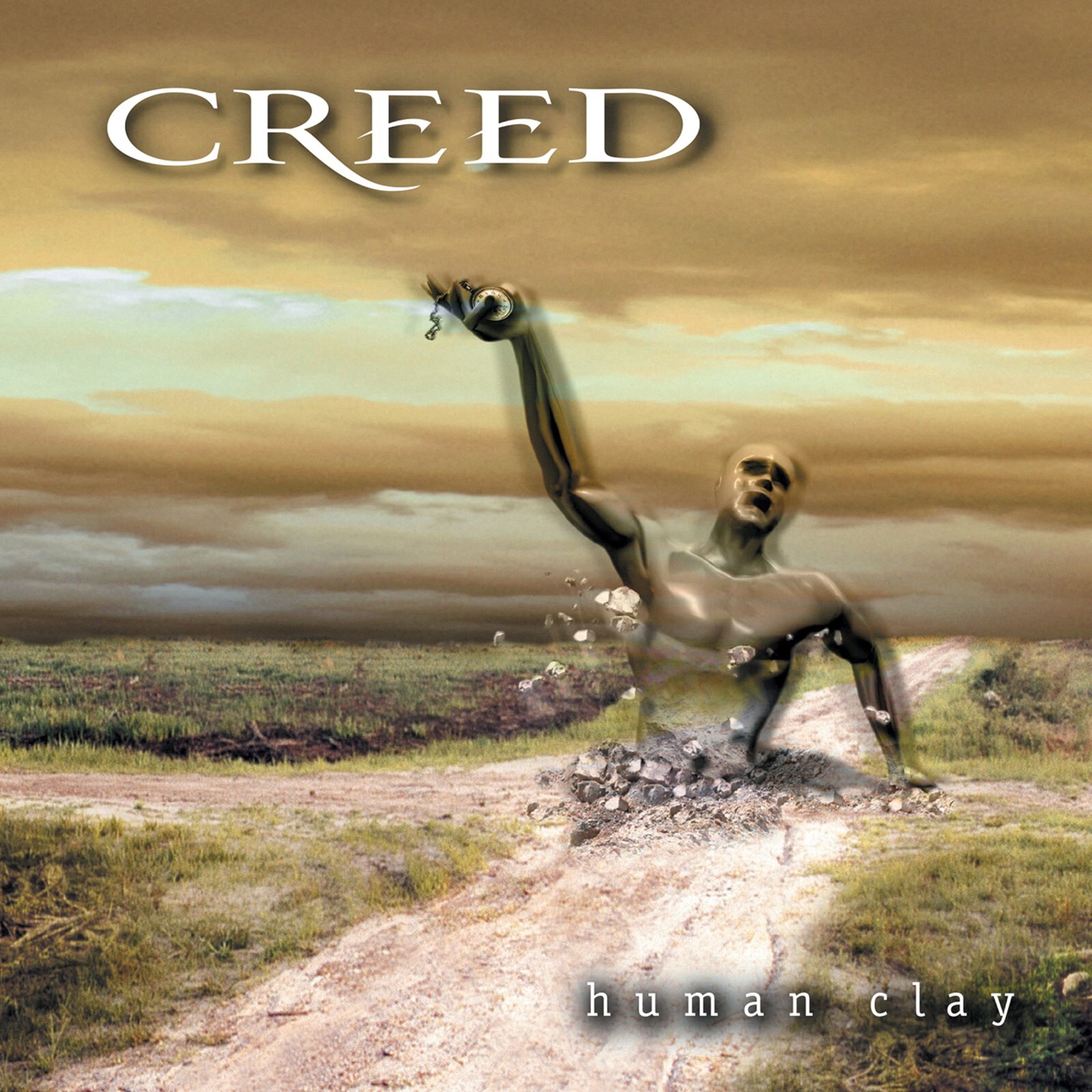 CREED Human Clay BANNER 3×3 Ft Fabric Poster Tapestry Flag album cover art