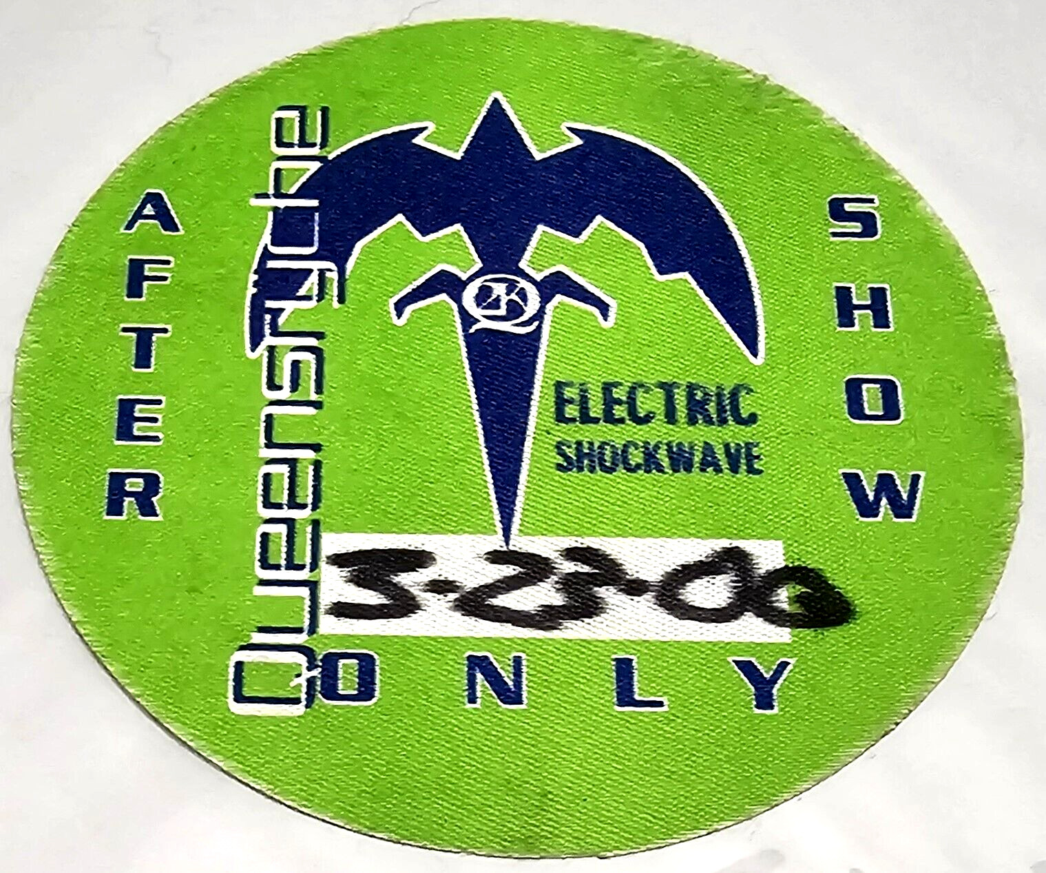 Queensryche Electric Shockwave Stub & Backstage Pass Star Plaza March 23, 2000