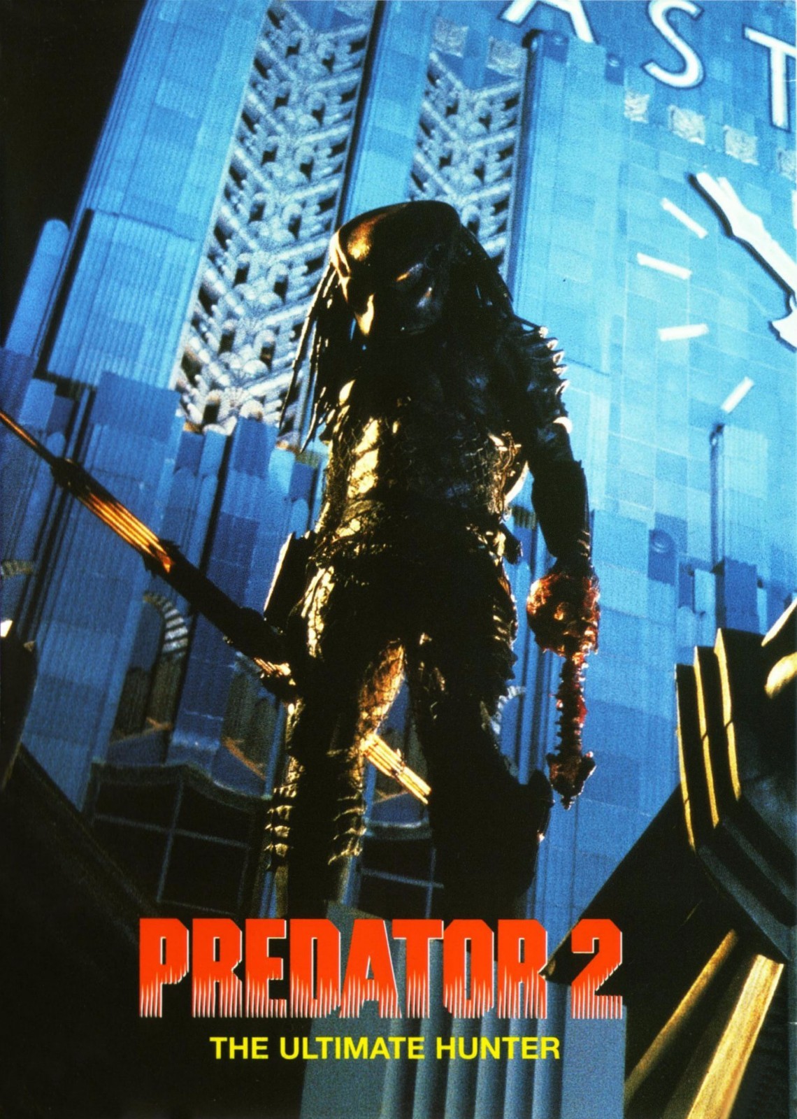 PREDATOR 2 Movie Poster Horror Sci Fi Alien 
