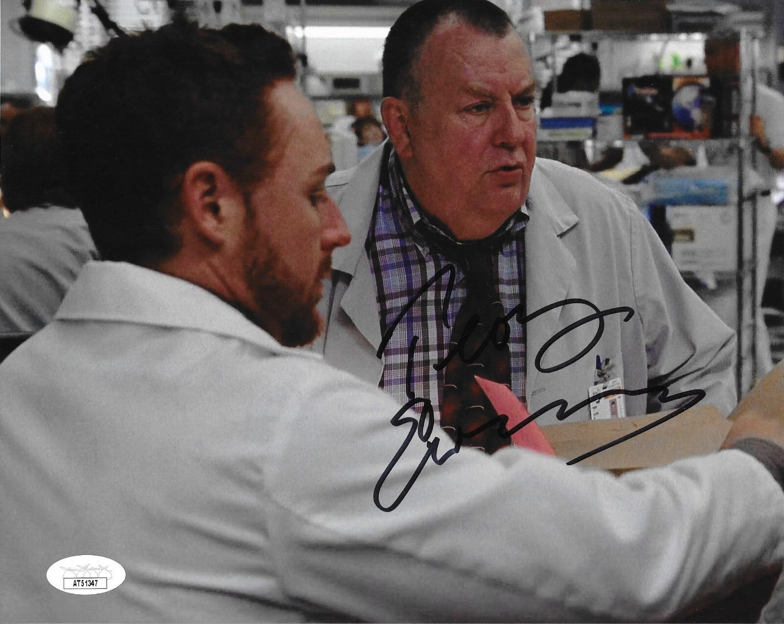 Troy Evans signed ER 8×10 photo autographed Frank Martin JSA Certified