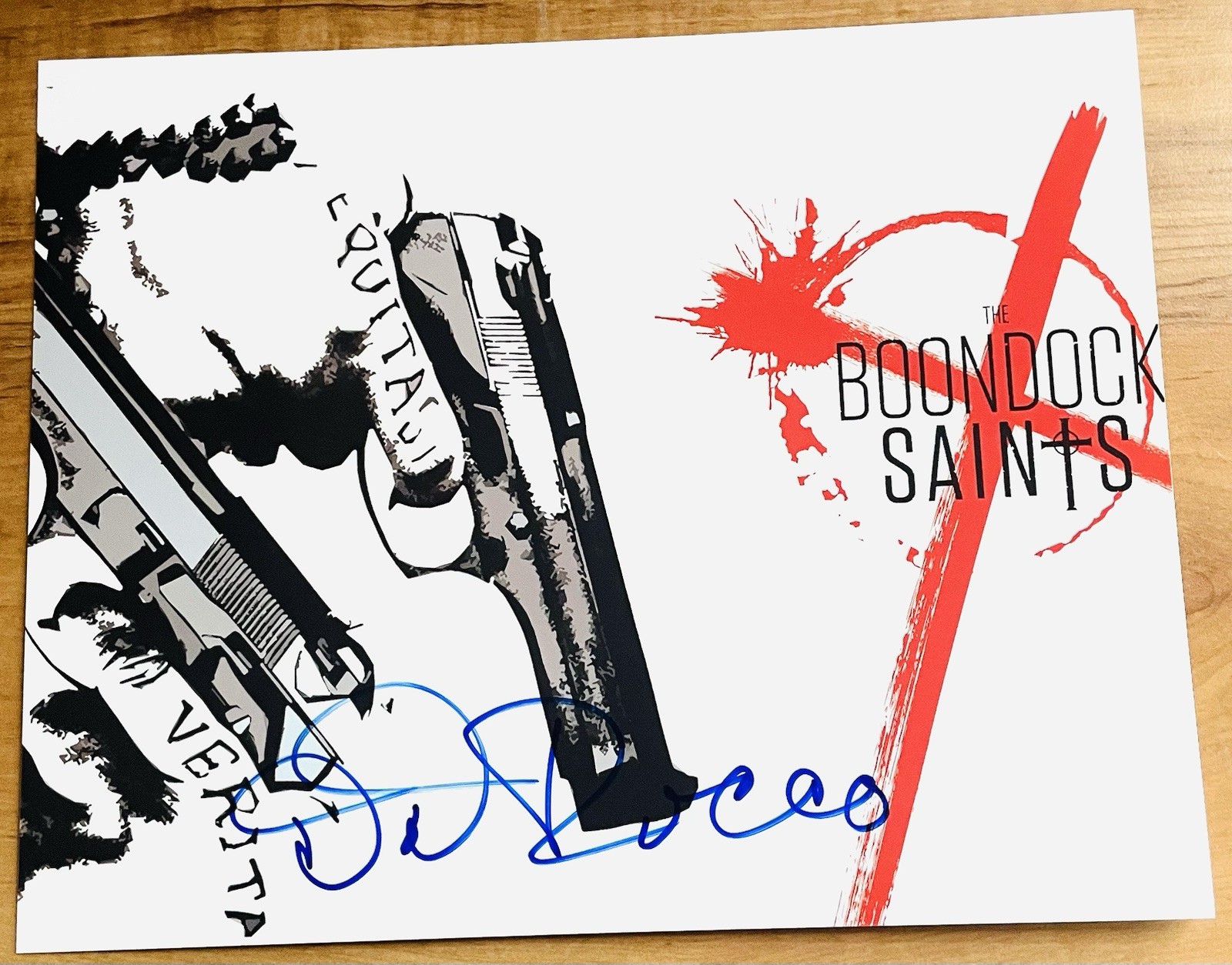 THE BOONDOCKS SAINTS SIGNED 8X10 Photo David Della Rocco