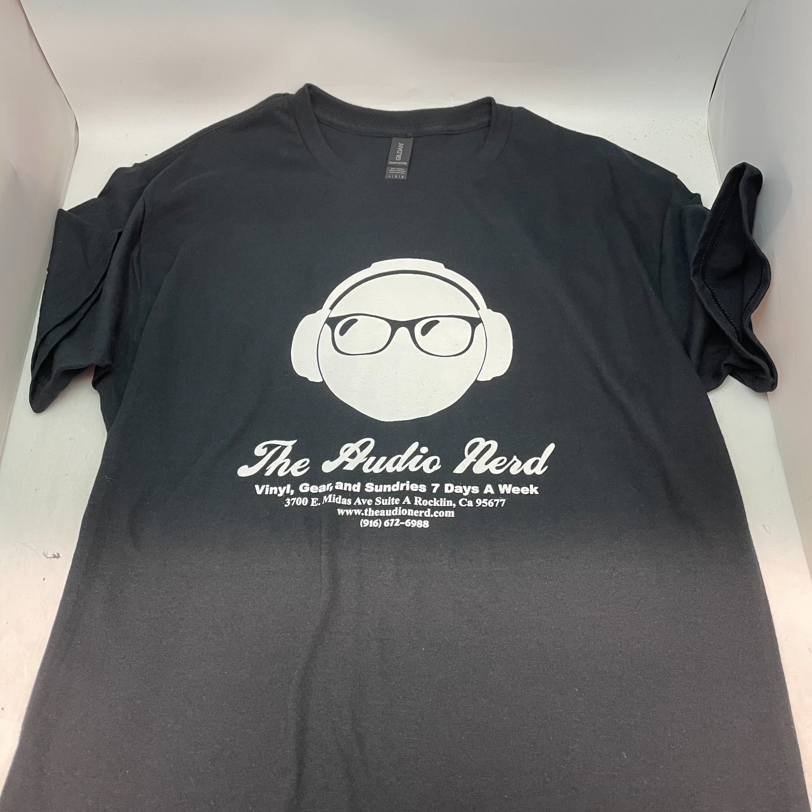 The Audio Nerd Store T-Shirt Size L Gildan Heavy Cotton