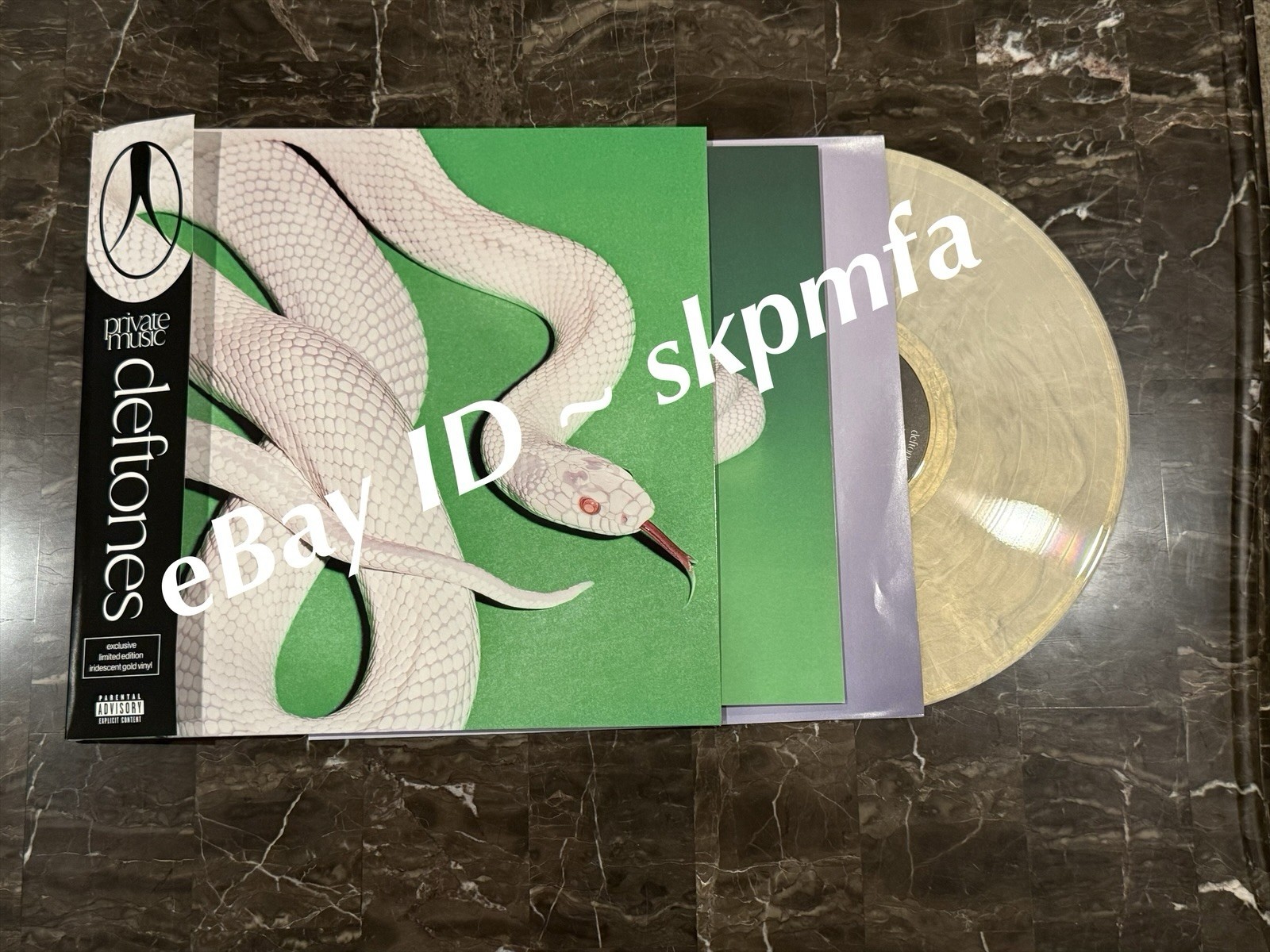 DEFTONES Vinyl Private Music Iridescent Gold Numbered 💯 Official Merch