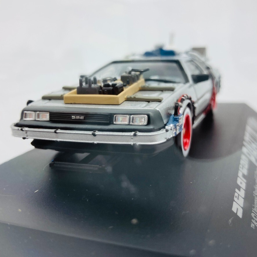 BACK TO THE FUTURE Part III 1/43 Scale Delorean DieCast Collection Figure SKYNET