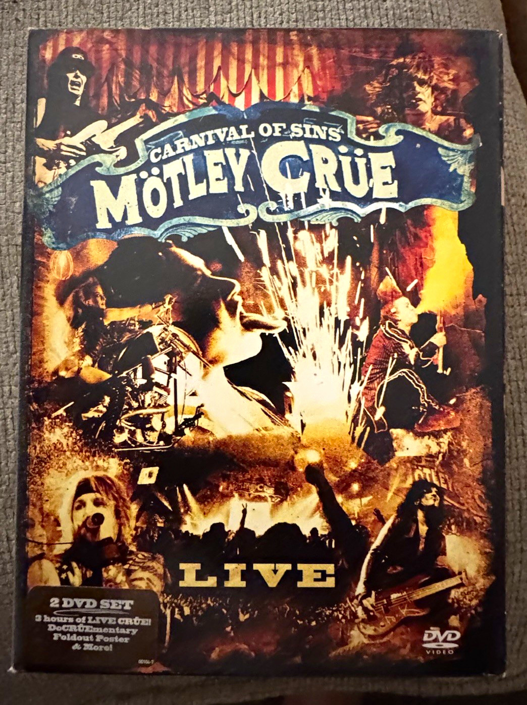 Mötley Crüe Carnival of Sins Live (2005) 2-Disc DVD WS DD 5.1 R1