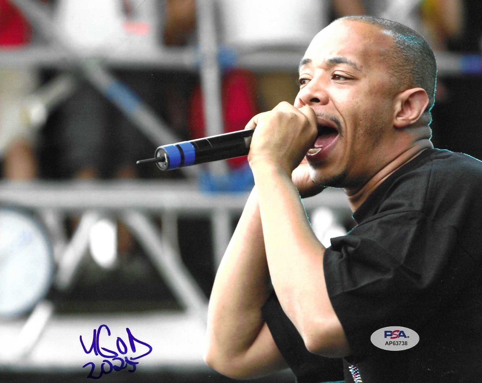 U-God Wu Tang Clan Lamont Hawkins Signed Auto 8×10 Photo PSA DNA #1