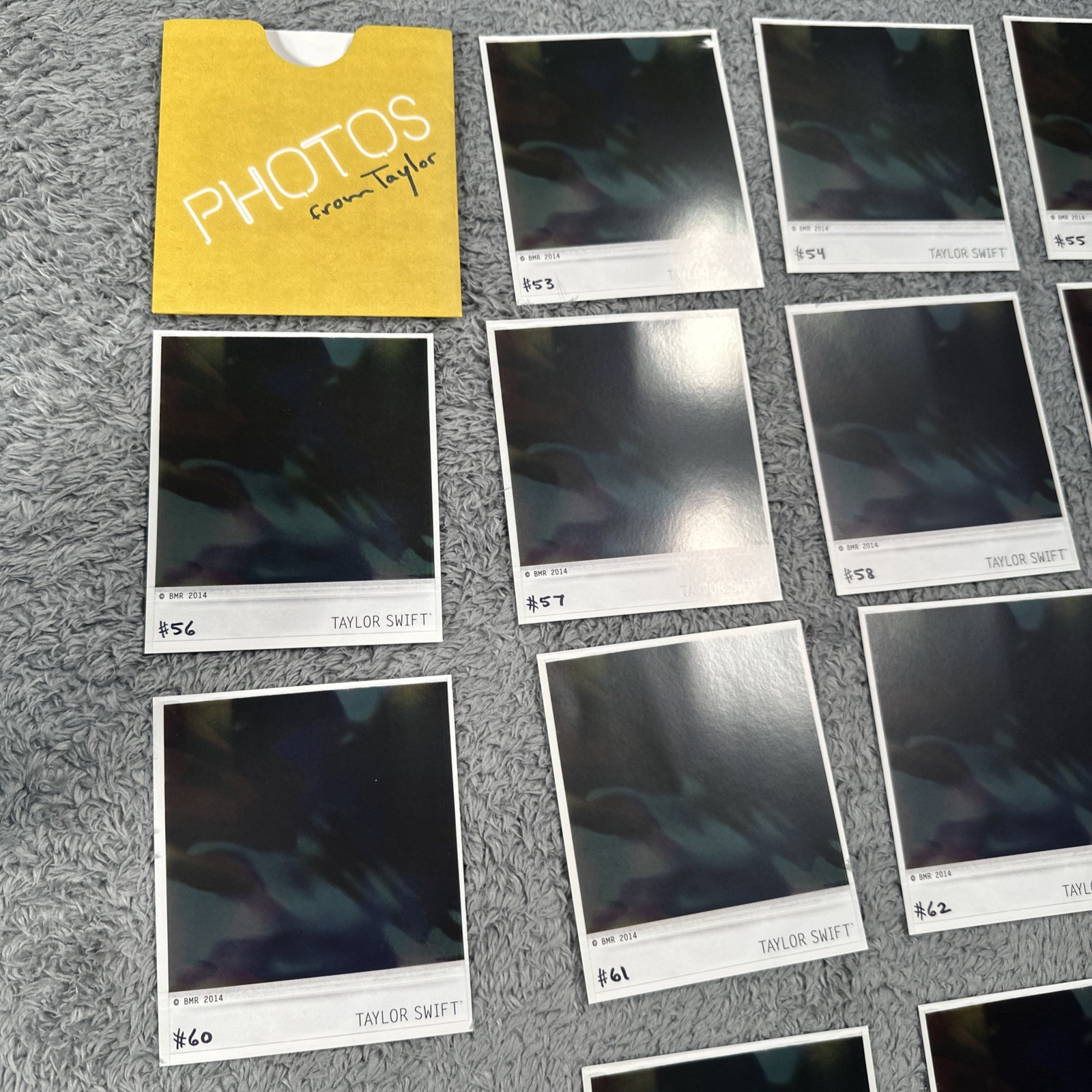 Taylor Swift 1989 Photos from Taylor Set of 13 Polaroids #53-65 Y2K 2014 Picture