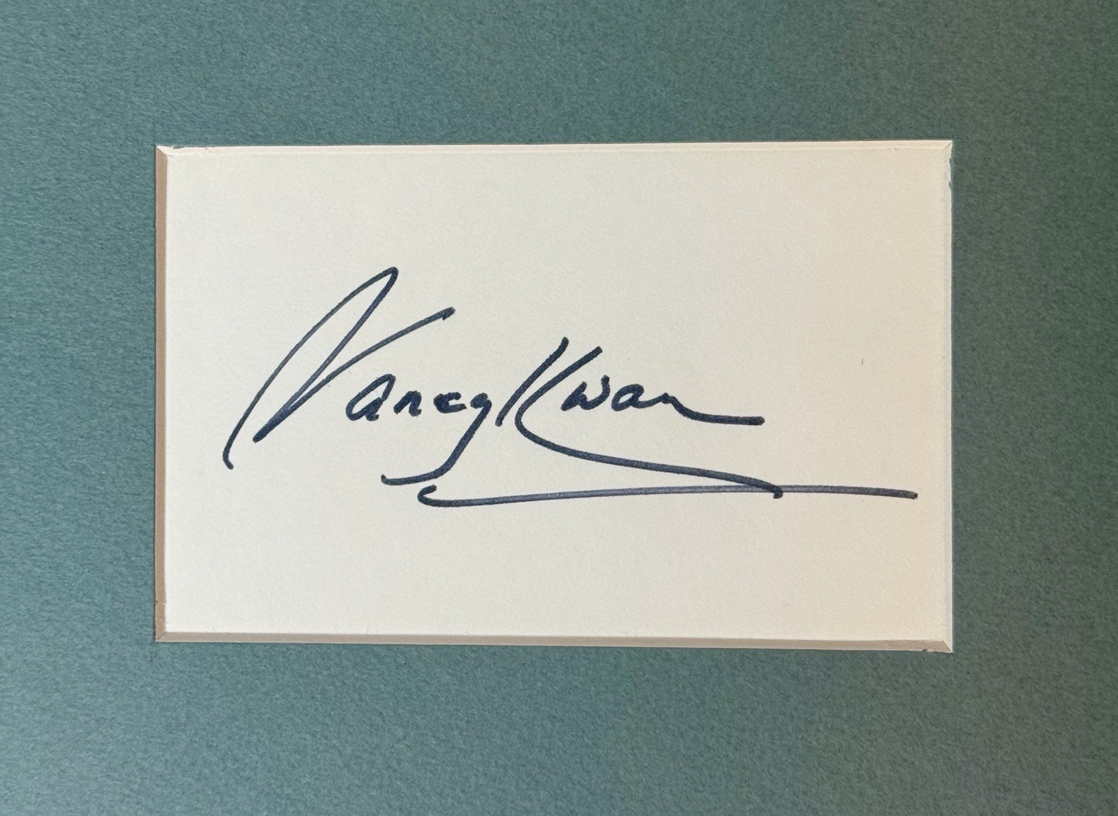 Nancy Kwan *SIGNED* Matted Photo Display (11×14 in) ~ RARE