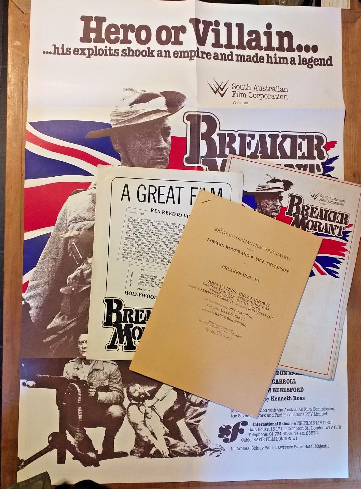 BREAKER MORANT (1980), Bruce Beresford, Pressbook 146