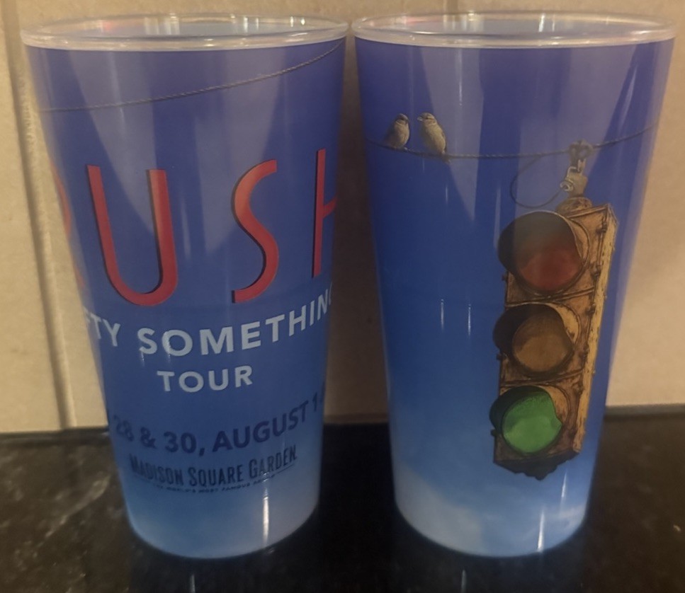 Rush Fifty Something Madison Square Garden Event Souvenir Cup