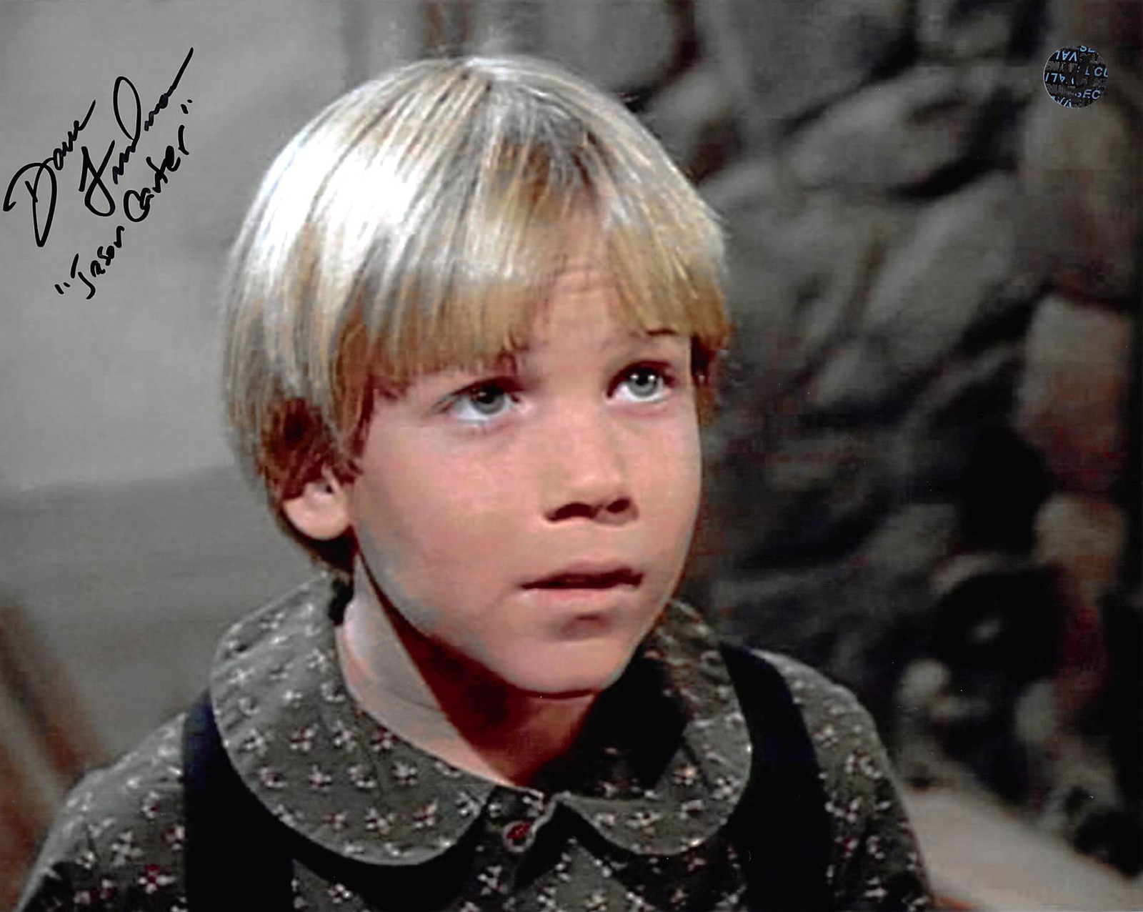 David Friedman Little House on the Prairie Jason Carter Signed 8×10 Photo WWA 2