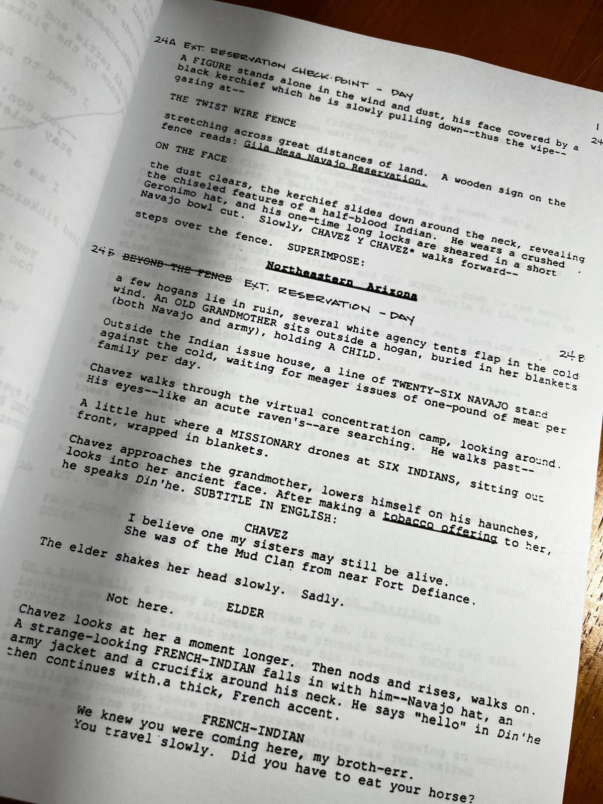 Young Guns II Script Signed- Autograph Reprints- Emilio Estevez- Western