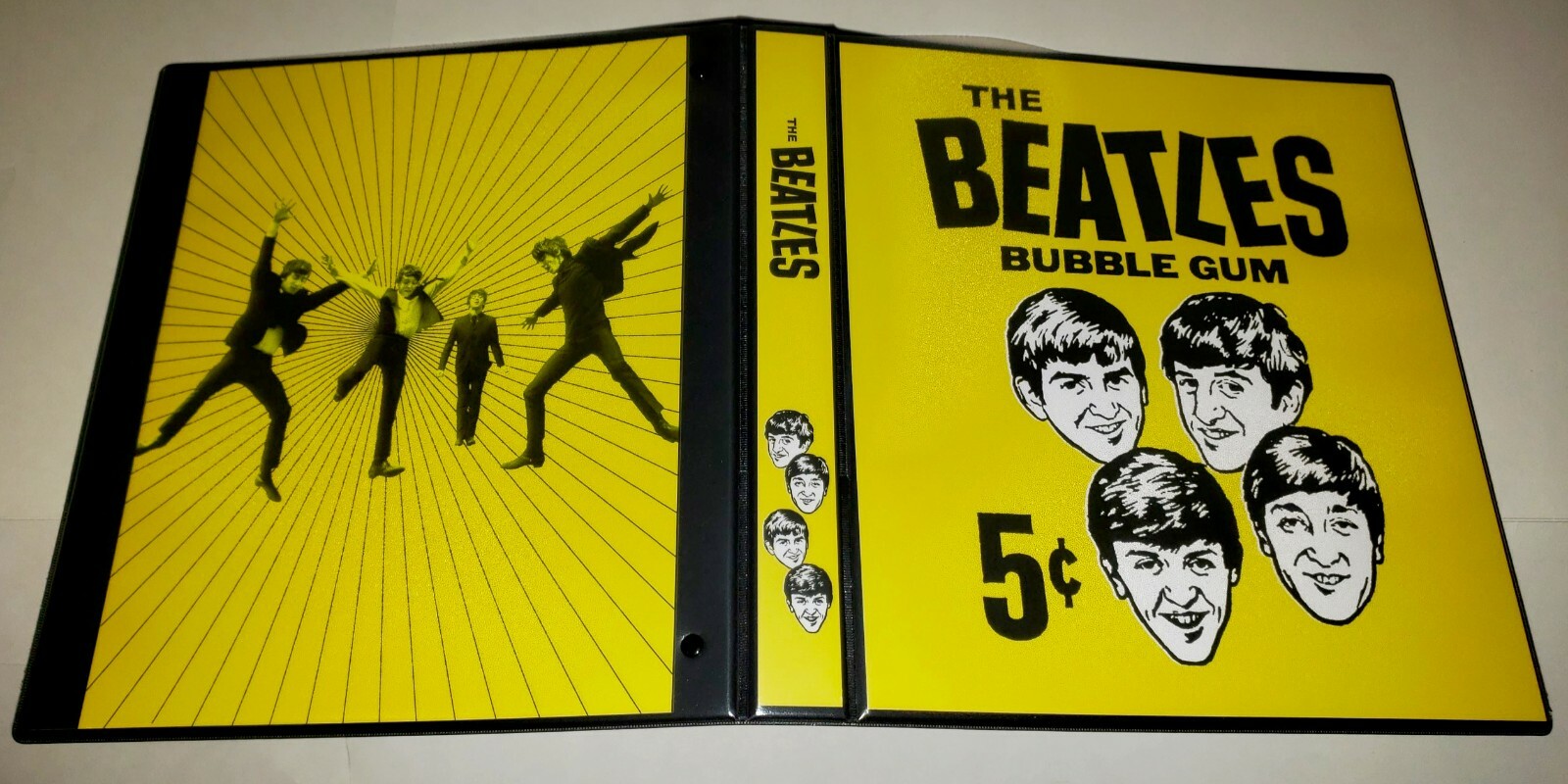 BEATLES 1964 Custom 3-Ring Binder Trading Card Album