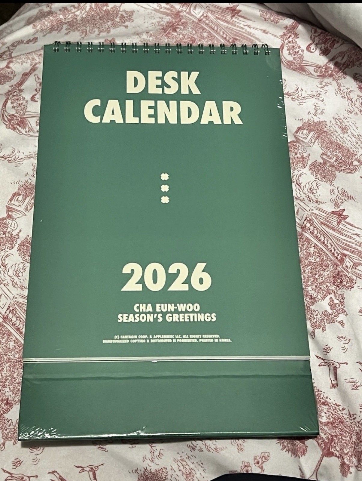Astro Cha Eun Woo Letter & Sticker Set & Calendar 2026 [Lucky Express]
