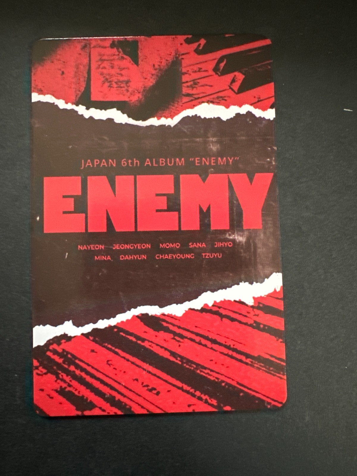 Twice Jeongyeon Enemy Photocard Photo Card Korea K-pop #125
