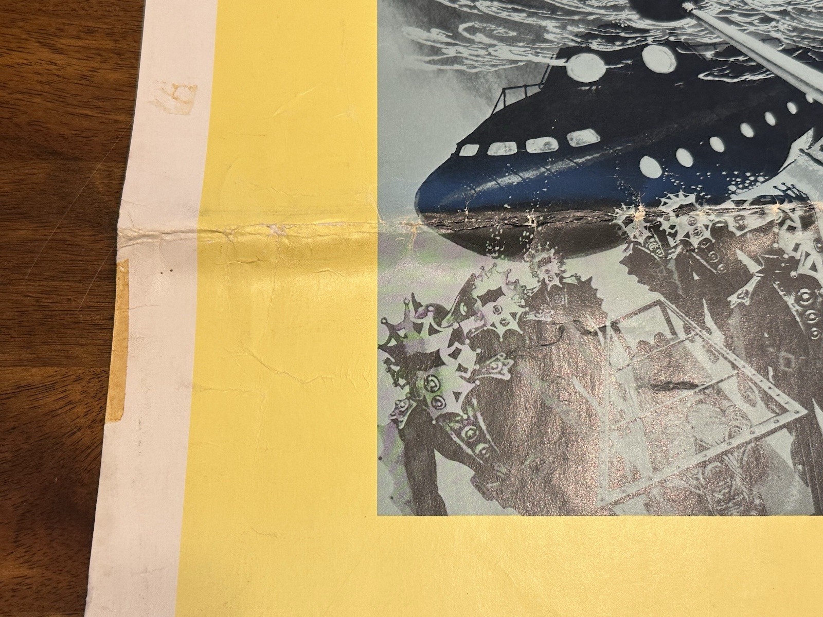Jules Verne The Mysterious Island Of Captain Nemo Original Movie Half Sheet 1974
