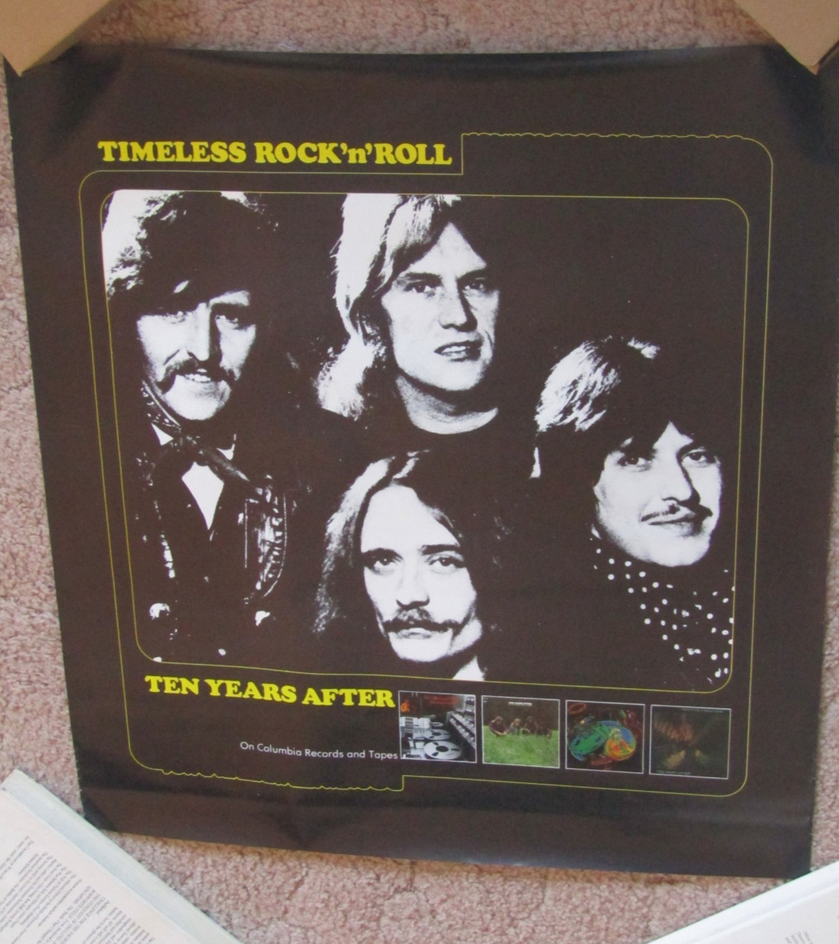 vintage Ten Years After poster Columbia Records