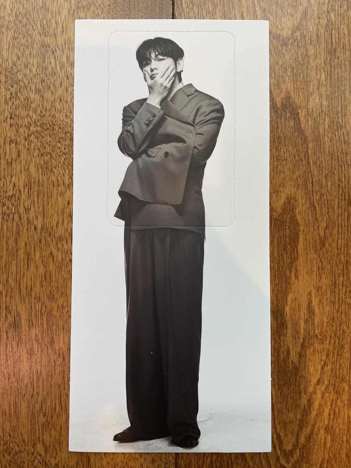 BTS – V Taehyung ARIRANG Living Legend Photocard Black And White Cutout