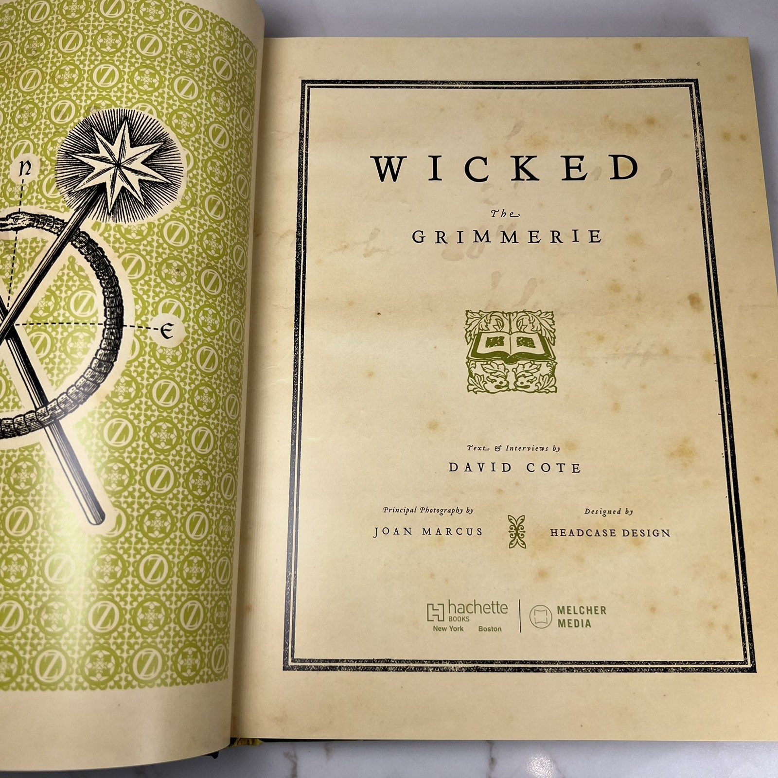 Wicked The Grimmerie Book Behind The Scenes Broadway Musical Witchycore Gift
