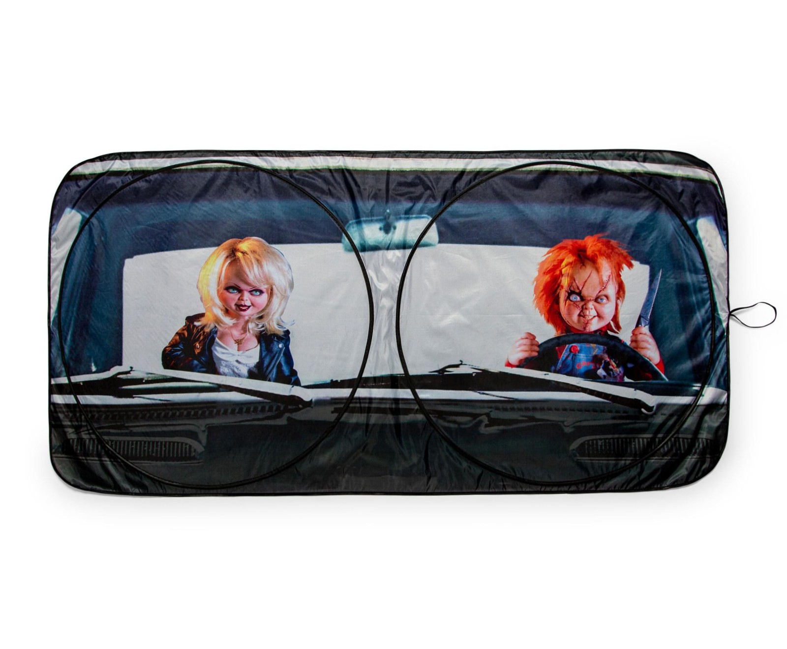 Child’s Play Chucky Sunshade for Car Windshield | 64 x 32 Inches