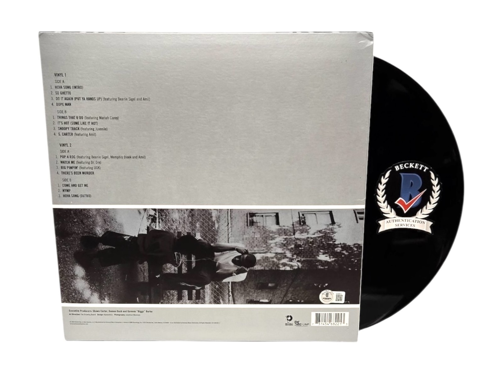 Jay-Z Signed Autograph Vol. 3 Life And Times Of S. Carter Vinyl LP Beckett BAS