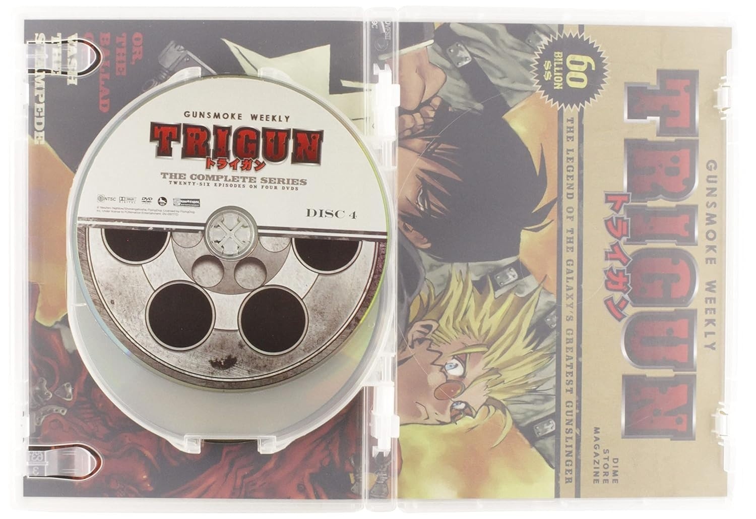 Trigun: Complete Series Box Set (Classic) DVD English & Japanese Language, Anime