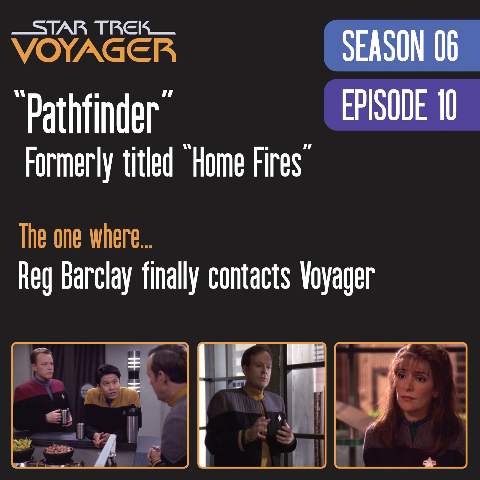 Star Trek Voyager Script LOT Annotated +ADD’L Revisions +COA | “Pathfinder”