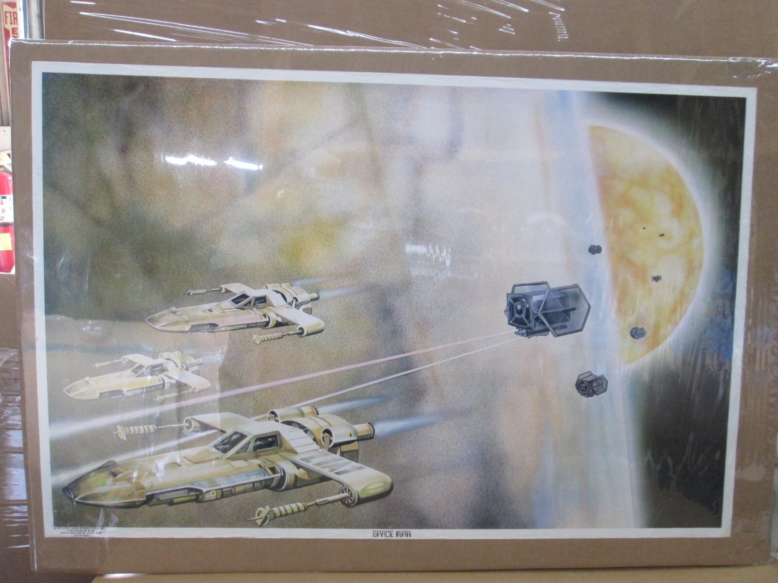 Space War 1977 vintage Space original poster Litho 18167