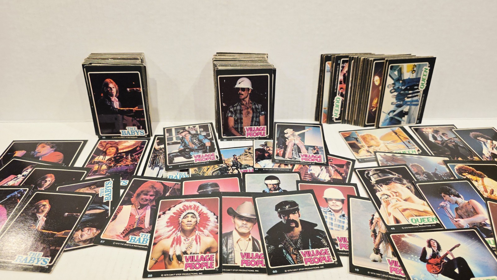 🔥1979- Queen /The Village People/The Baby’s Lot Of 230+ Rockstar Donruss Cards
