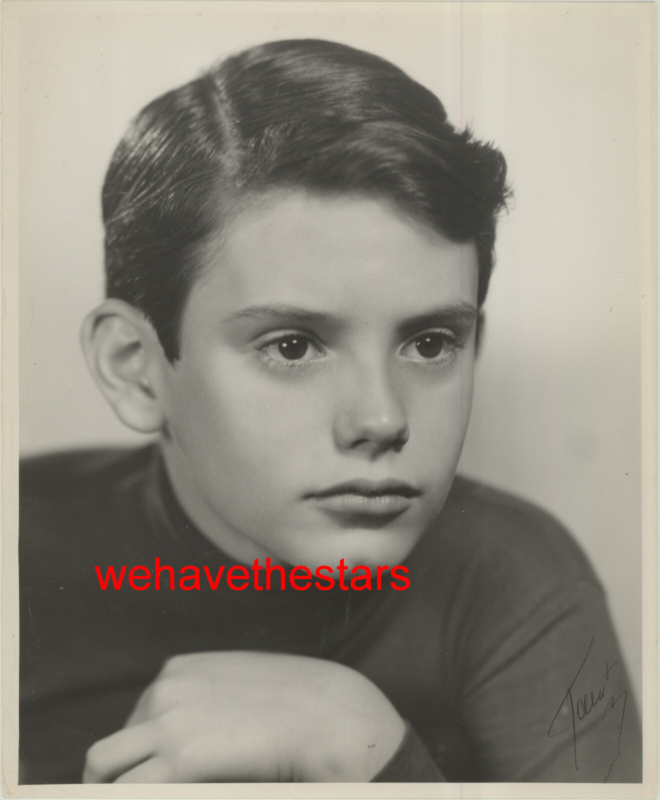 VINTAGE Rex Thompson CHILD STAR ’50 BROADWAY Publicity Portrait by TALBOT