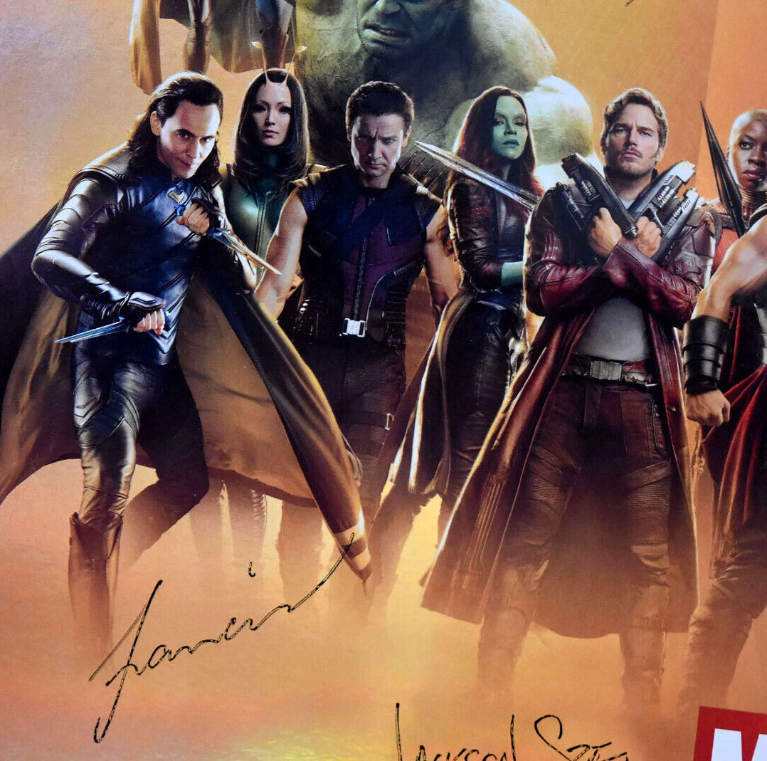 Marvel Studios More Than A Hero Hand Signed Poster by 6 Cast Members