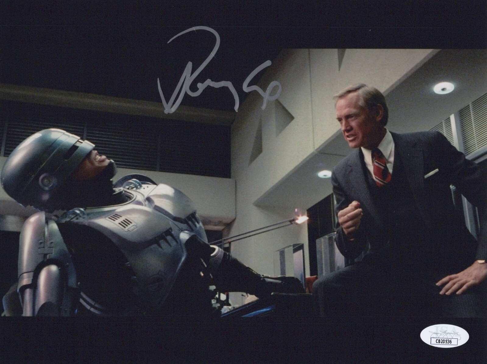 RONNY COX Signed 8X10 ROBOCOP Photo Authentic DICK JONES Autograph JSA COA CERT