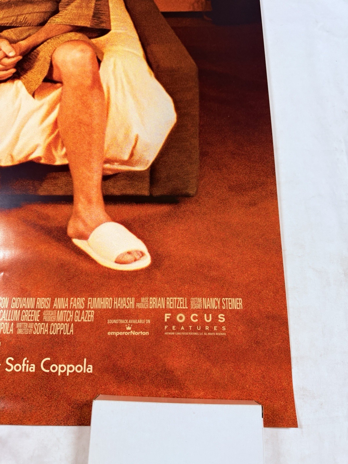 2003 Lost In Translation Mint Original 27×40 Movie Poster Bill Murray Version