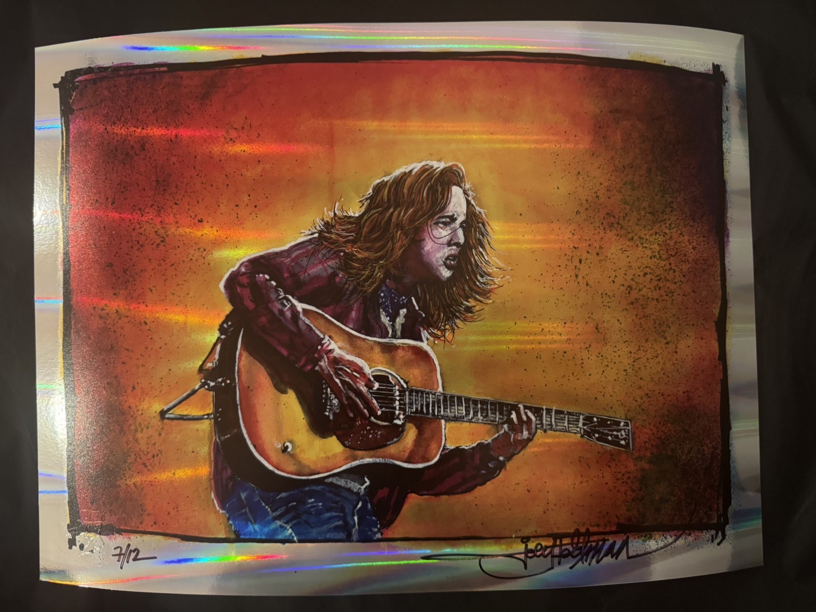 Billy Strings Cosmic Bluegrass Holographic Foil Joey Feldman #/12