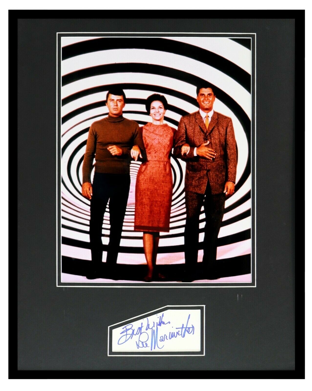 Lee Meriwether Signed Framed 16×20 Photo Display Time Tunnel