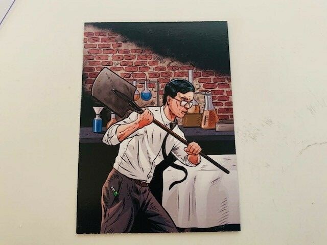 Monster Horror Movie Memorabilia BAM! Re-animator Herbert West Trading Card BC5