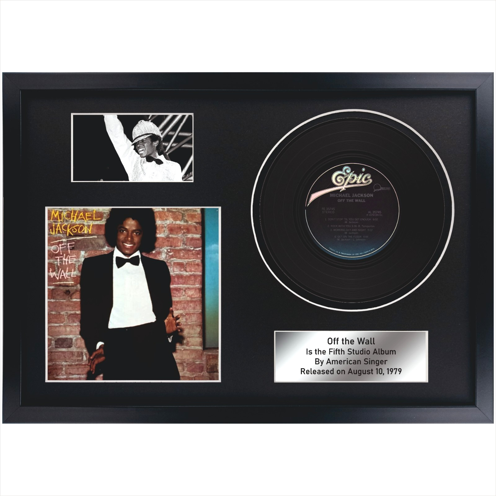 Michael Jackson – Off The Wall /LP/ Memorabilia / Souvenir in black frame / Rock
