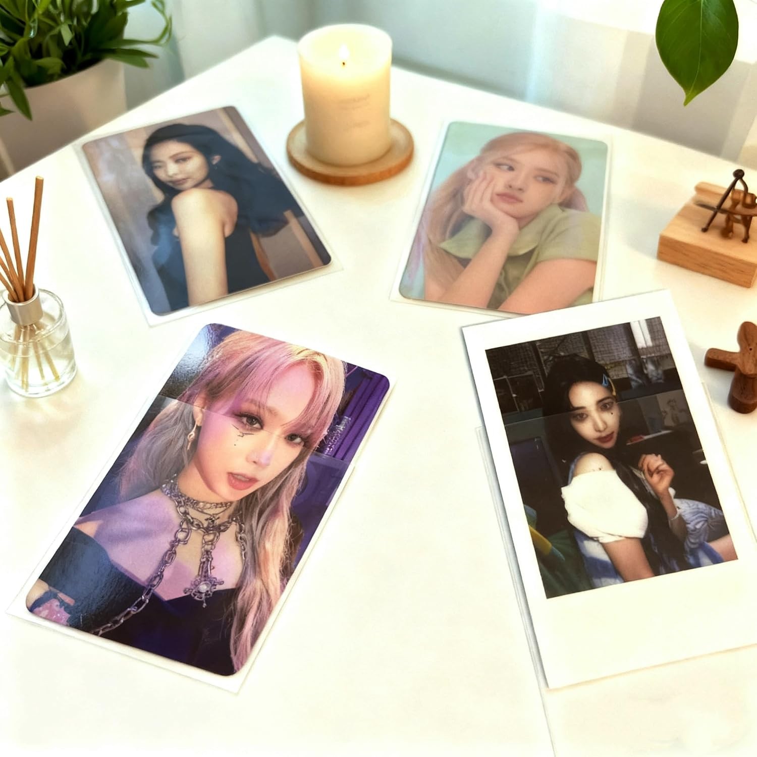 300 Pcs Kpop Photocard Sleeves Card Sleeves PVC and Acid Free for Trading Cards