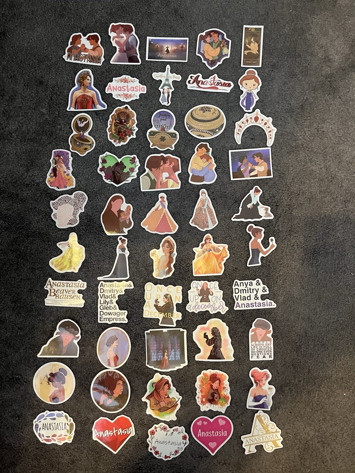 10 PCs Random Anastasia Movie Stickers | Children Movie Stickers