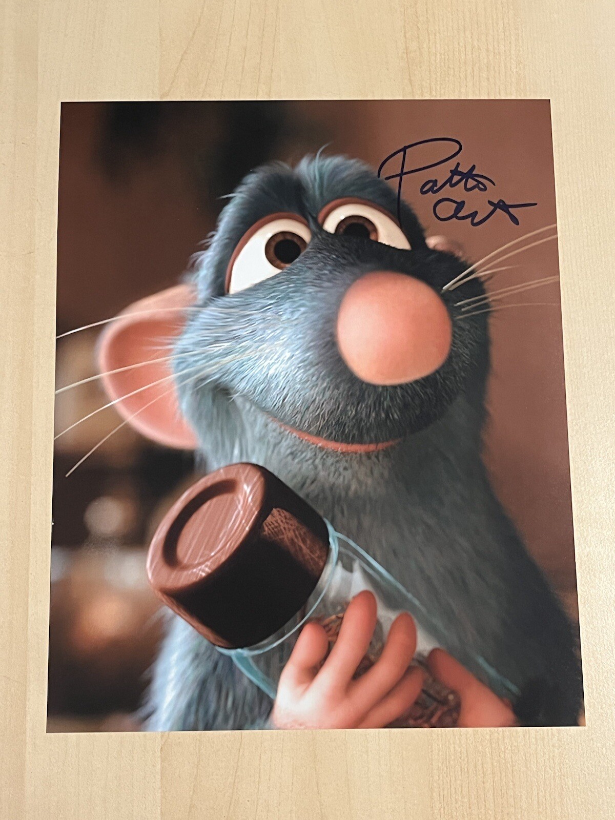PATTON OSWALT HAND SIGNED 8×10 PHOTO RATOTOULLIE VOICE ACTOR AUTOGRAPHED COA
