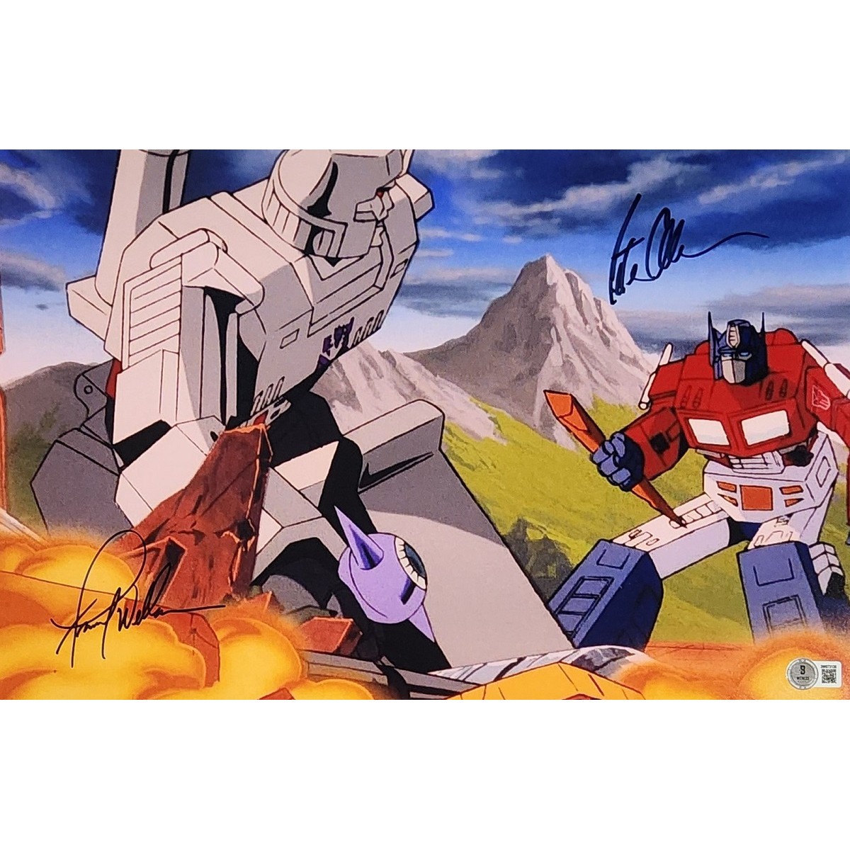 Peter Cullen and Frank Welker Signed Photo #1 (11×17)