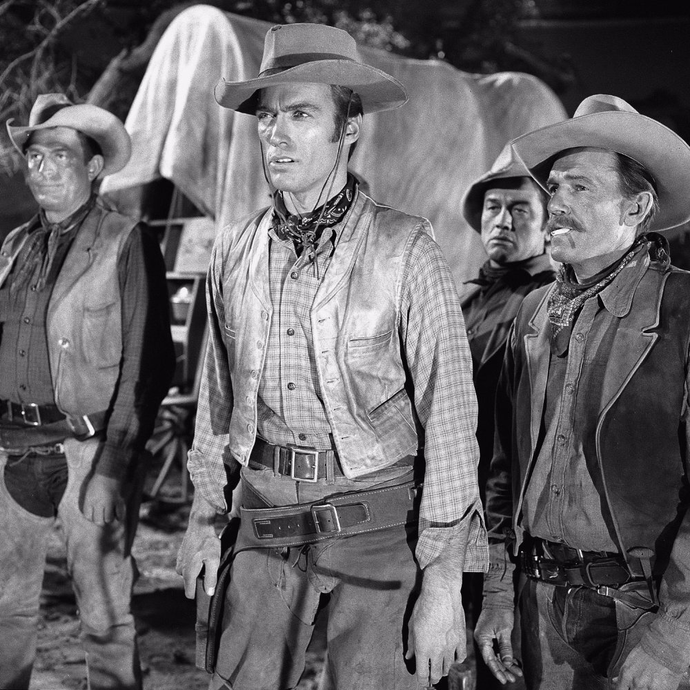 Western Rawhide Clint Eastwood Studio Photo Poster Framing Print 8 x 10