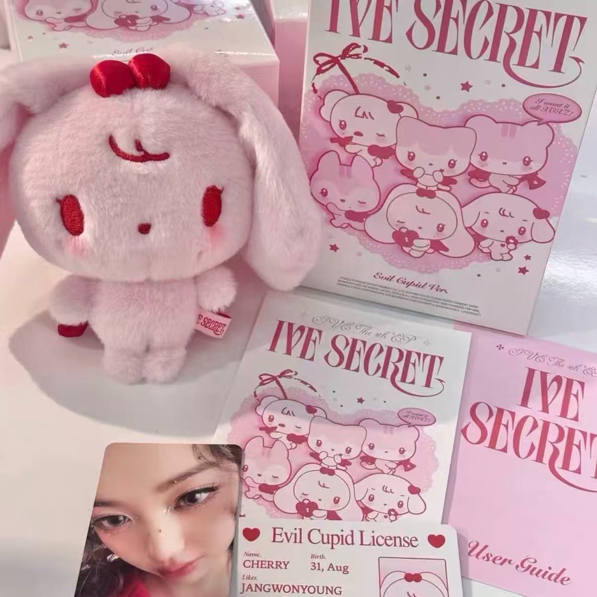IVE Official Secret Mini Plush Doll Minive 4th Mini Album Wonyoung Yujin Gaeul