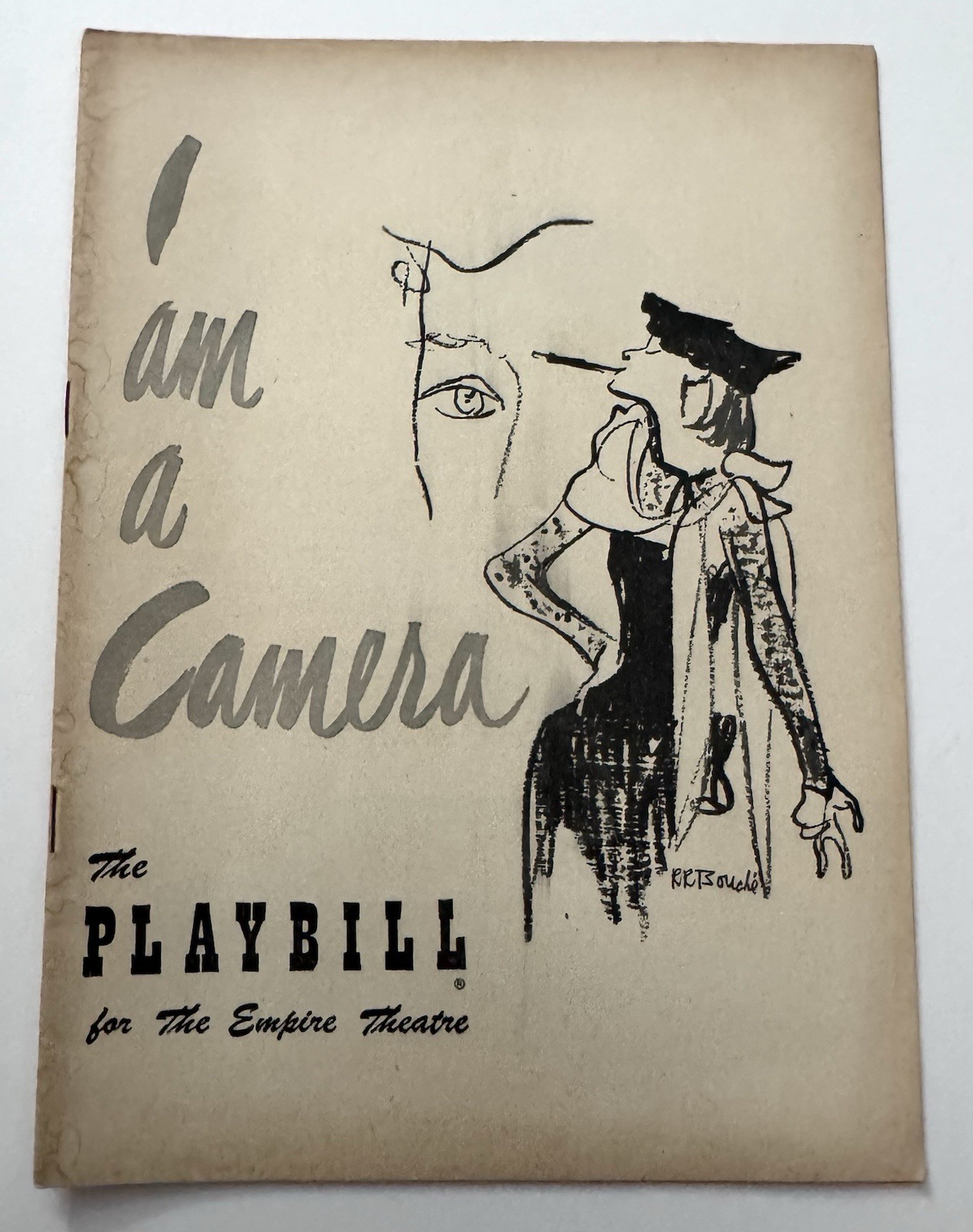 Vtg 1952 Playbill “I Am A Camera” The Empire Theatre Broadway New York