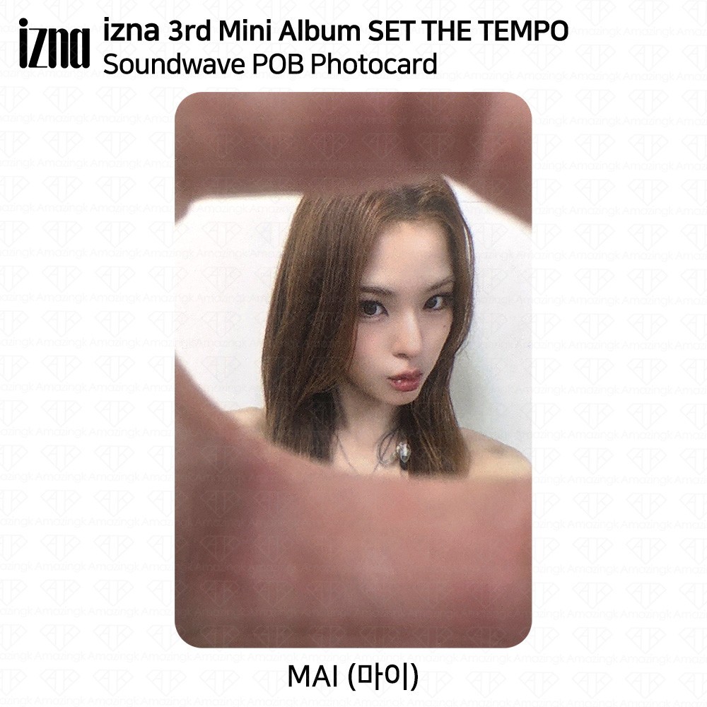 IZNA 3rd Mini Album SET THE TEMPO Soundwave POB Photocard