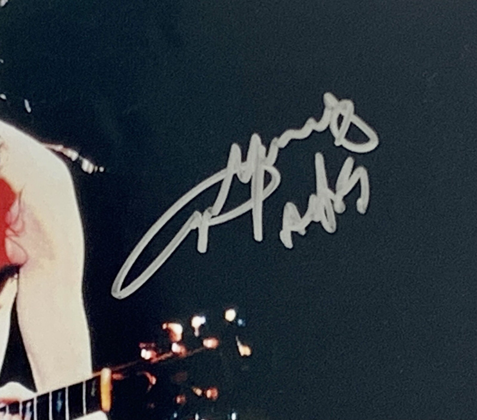 Angus Young Ac Dc signed Photo 11×14 inch large psa dna coa