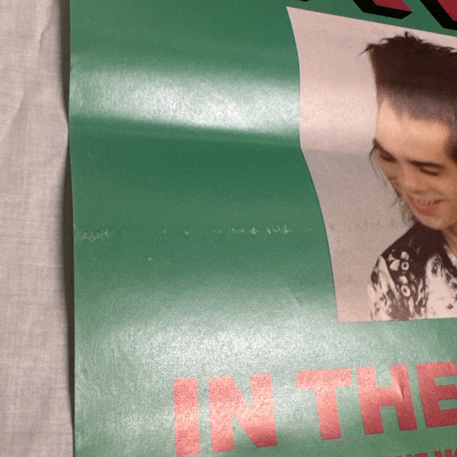 Vintage Original Nick Cave In The Ghetto Promo Mini Poster 11.75” X 16.5” Rolled