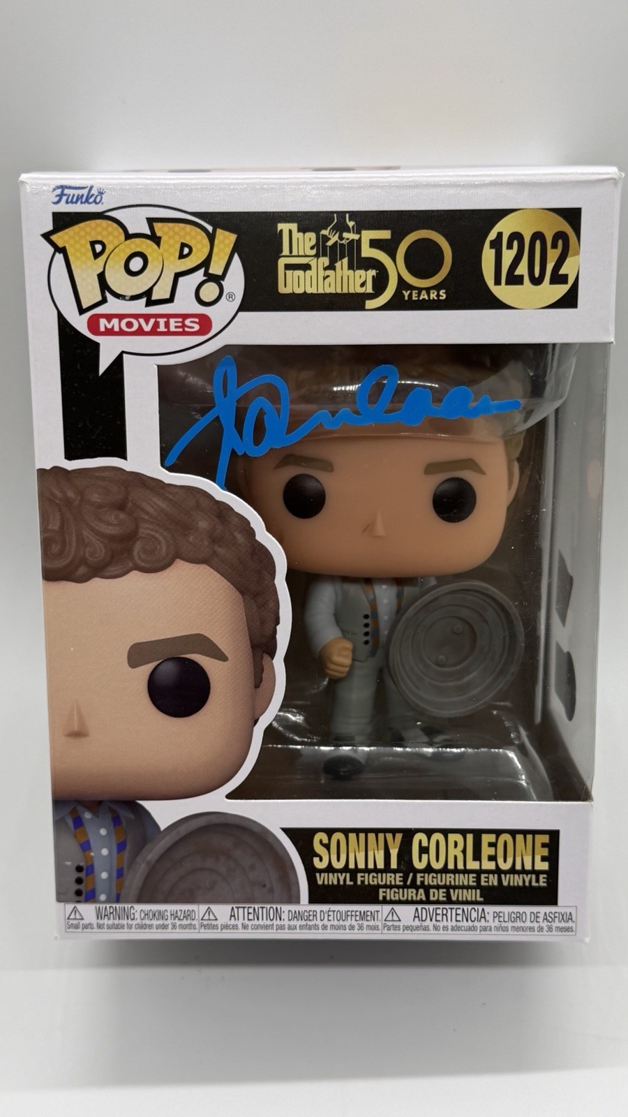 James Caan Signed The Godfather Sonny Corleone Funko Pop 1202 Beckett Witnessed