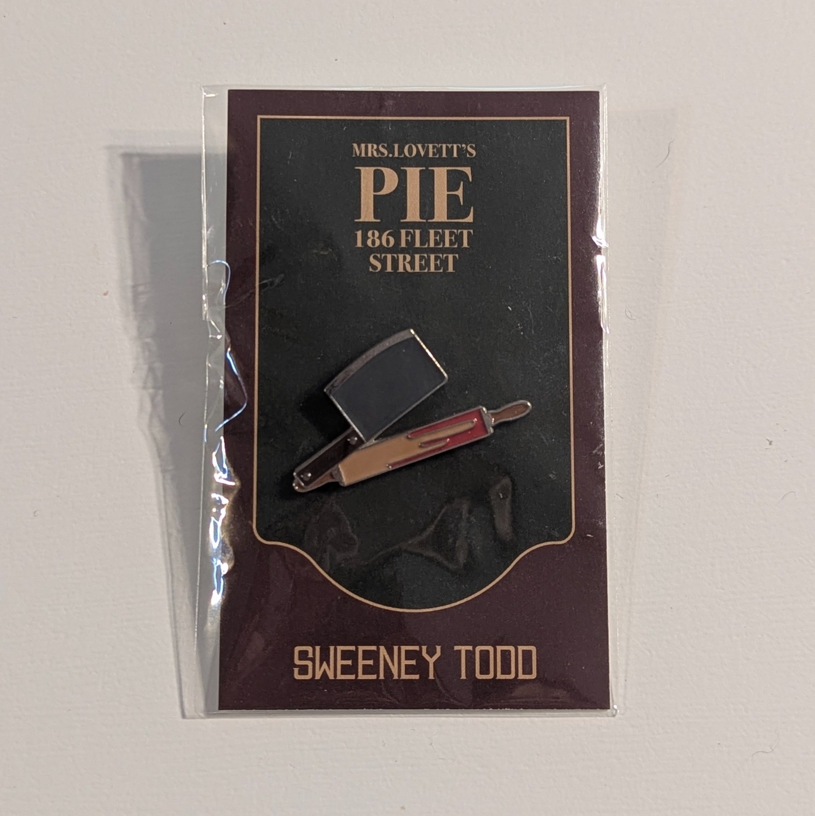 Sweeney Todd Broadway Pin – Official Broadway Musical Lapel Pin