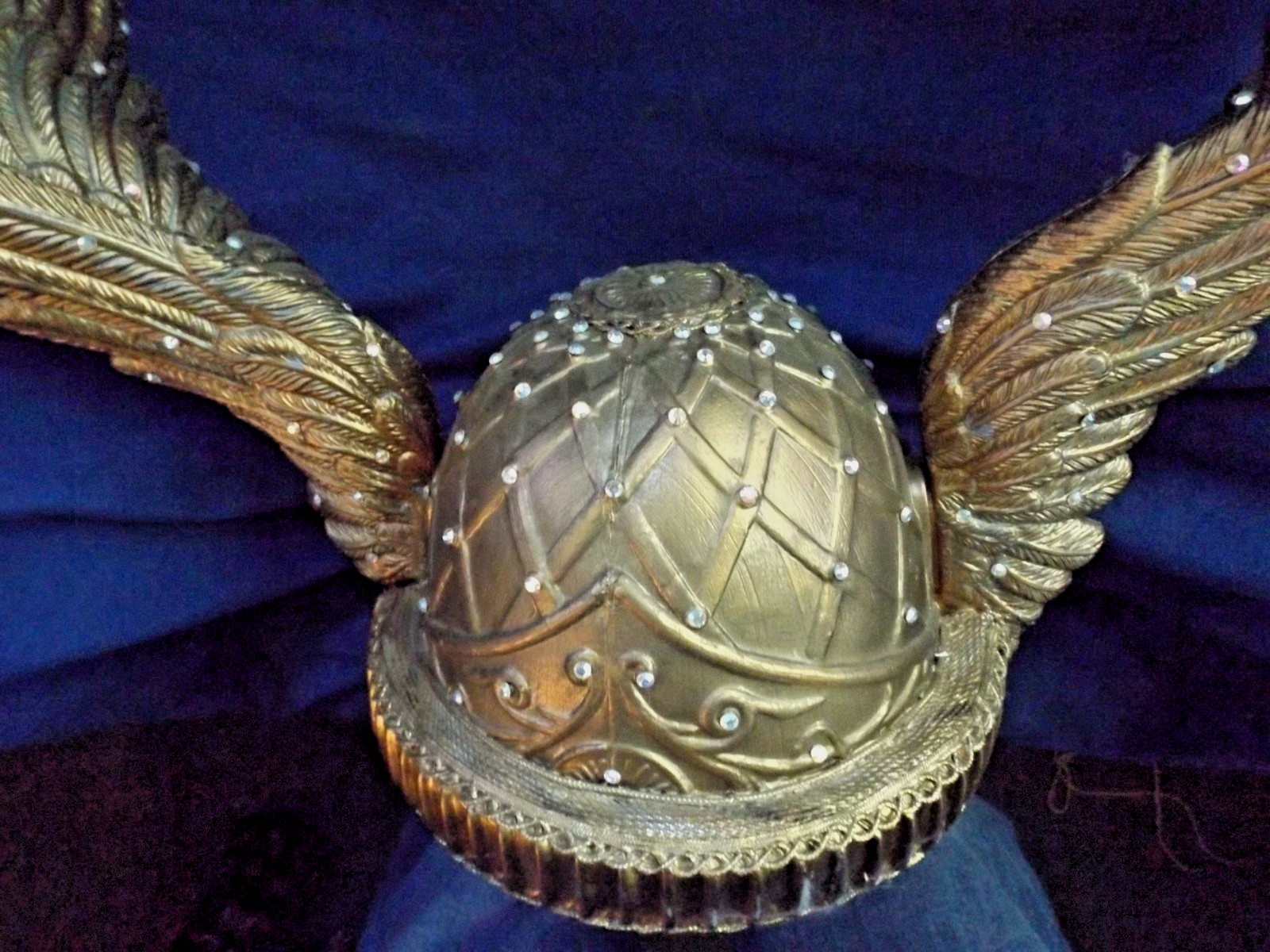 Chris March BEACH BLANKET BABYLON Valkyrie Jeweled Costume Helmet